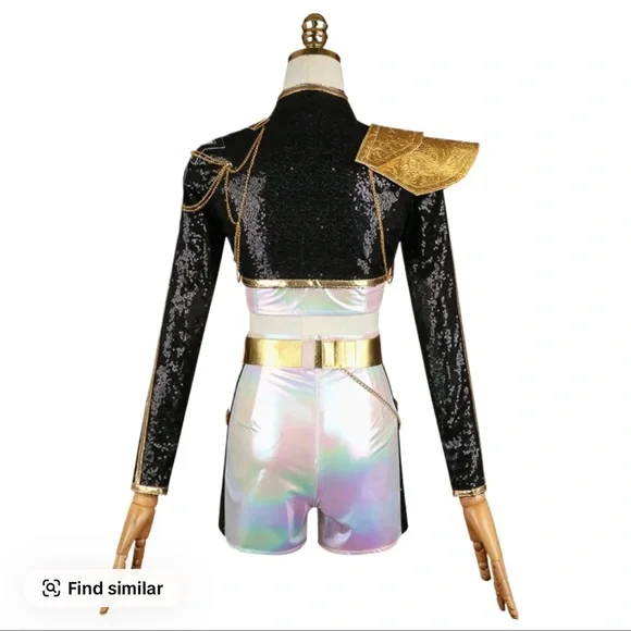 BRAND NEW K-pop Demon Hunters Girls Rumi Costume Size 140 - Picture 2 of 16